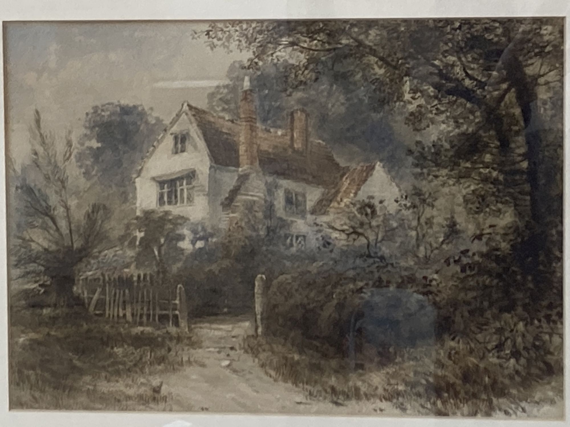 C. Sharpe (c.19th), two watercolours, Llantdry, Monmouthshire and Southend, Eltham, one signed and dated 48, 23 x 36cm and 22 x 31cm